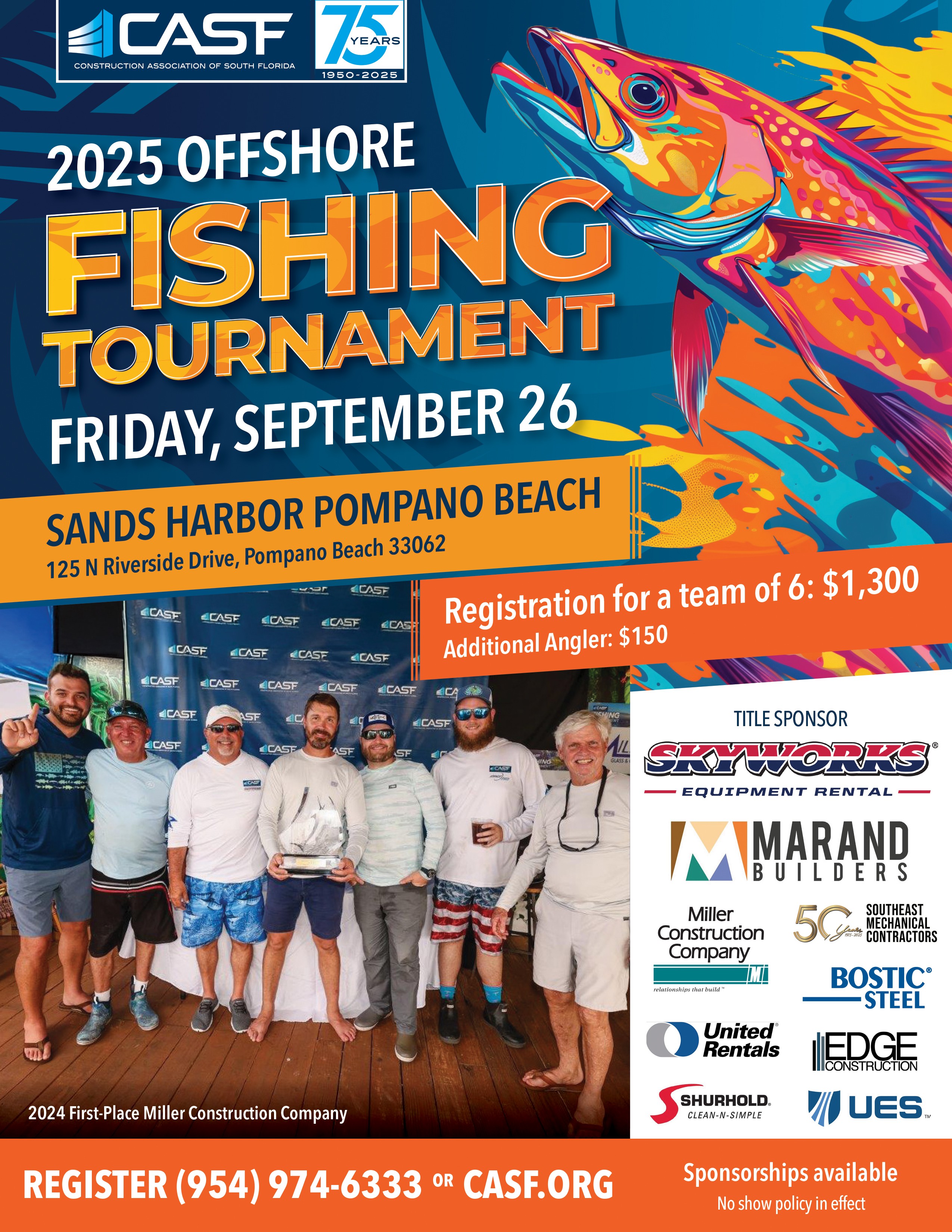Construction of South Florida - 5th Annual Offshore Fishing