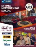 Spring Networking Social  Batch (March 12) - Flyer v3